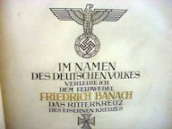 Knight's Cross Certificate