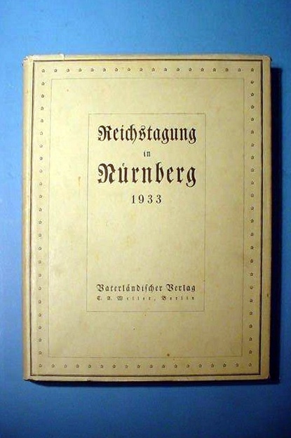 Book Reichstagung in Nuremberg