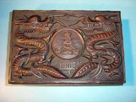 British Regiment Carved Box