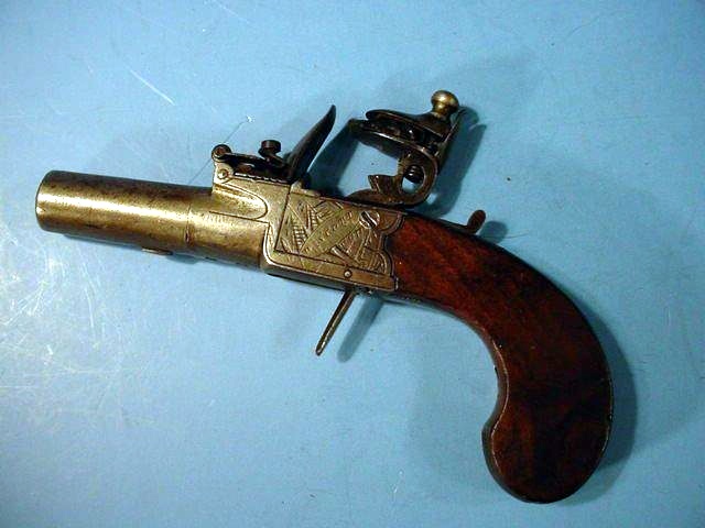 English Flintlock Pistol