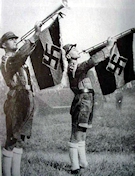 Hitler Youth Podium Banner