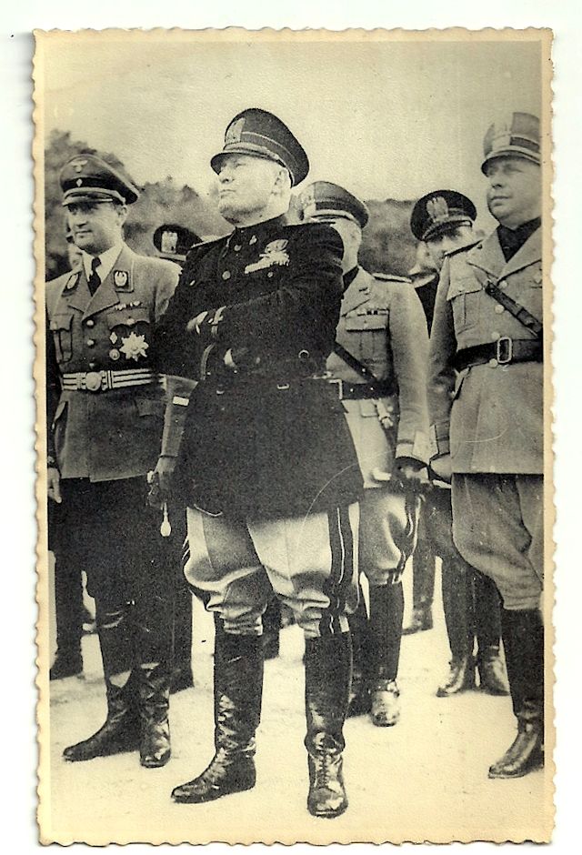 Photograph of Mussolini