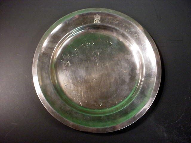 Reich's Chancellery Silver Serving Platter