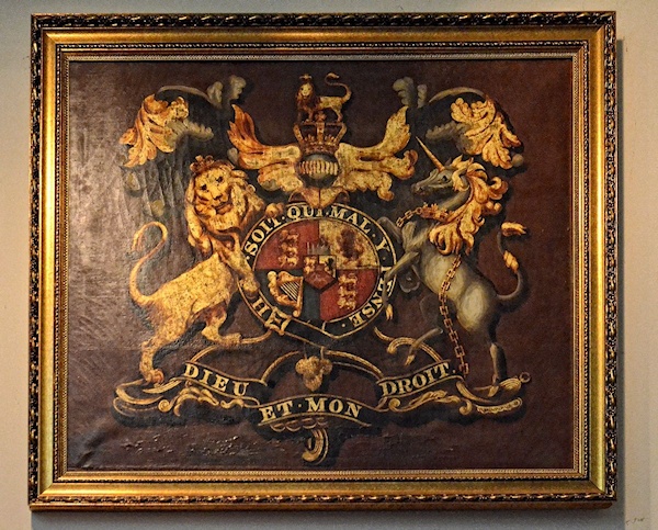 Royal Crest on Leather