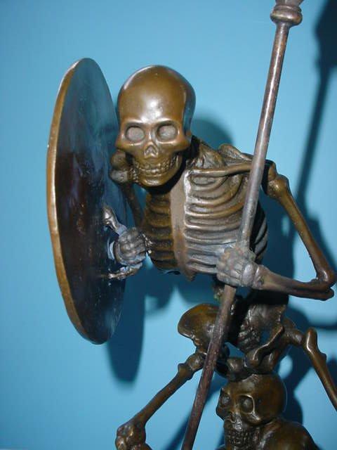 Bronze Skeleton Warrior