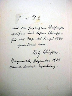 Book Signed by Wächtler