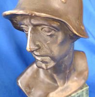 Bronze of German Soldier