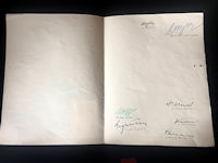 Hitler Signature with other Dignitaries