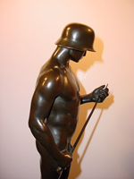 Bronze German Soldier Statue
