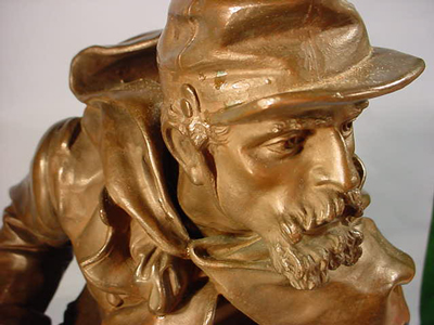 Croisy Bronze of French Soldier