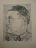 Hitler Pencil Drawing