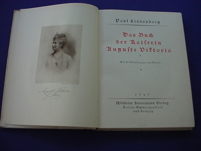 Auguste Victoria book