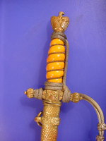 Naval Orange Grip Dagger