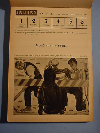 1940 VDA Calendar