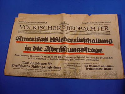 NSDAP Newspaper