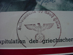 Dietrich Greek Surrender Document