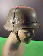 SS Camo Helmet with wire